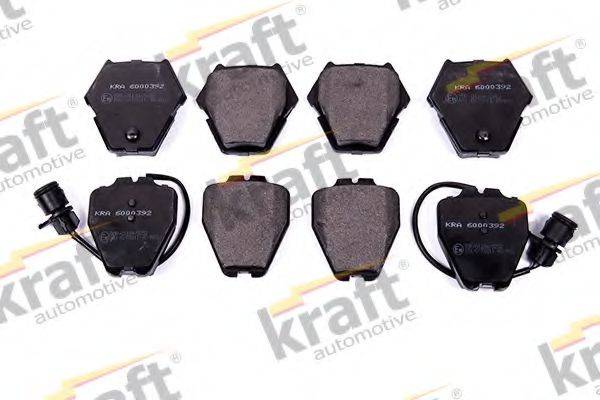 KRAFT AUTOMOTIVE 6000392 Комплект гальмівних колодок, дискове гальмо