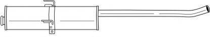SIGAM 12453 Середній глушник вихлопних газів