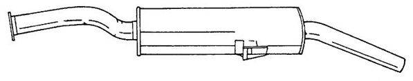SIGAM 16646 Глушник вихлопних газів кінцевий