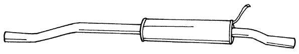 SIGAM 18625 Глушник вихлопних газів кінцевий