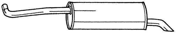SIGAM 20622 Глушник вихлопних газів кінцевий