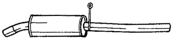 SIGAM 25601 Глушник вихлопних газів кінцевий