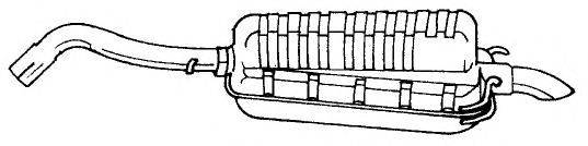SIGAM 25694 Глушник вихлопних газів кінцевий