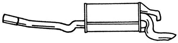 SIGAM 35602 Глушник вихлопних газів кінцевий