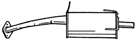 SIGAM 38603 Глушник вихлопних газів кінцевий