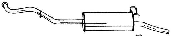 SIGAM 50625 Глушник вихлопних газів кінцевий