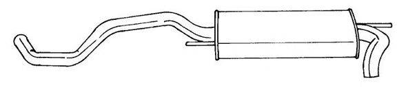 SIGAM 60648 Глушник вихлопних газів кінцевий