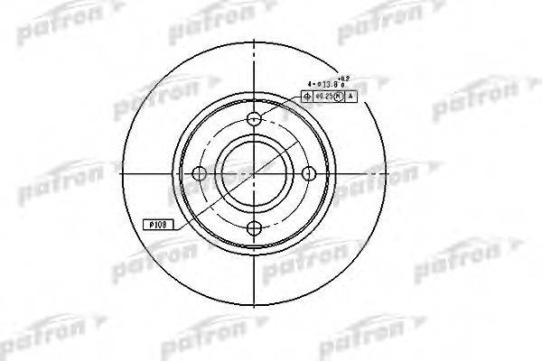 PATRON PBD2622 гальмівний диск