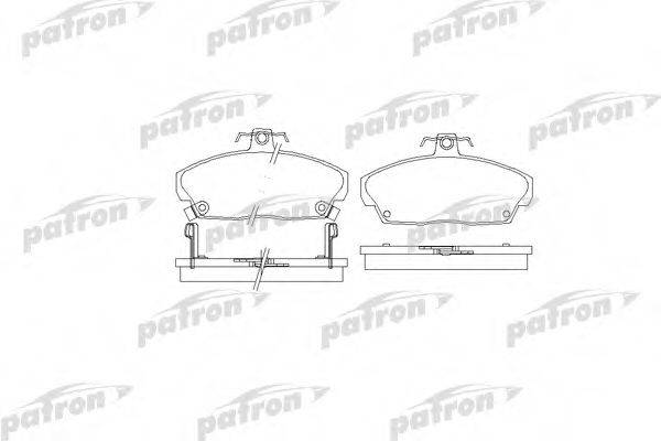 PATRON PBP613 Комплект гальмівних колодок, дискове гальмо