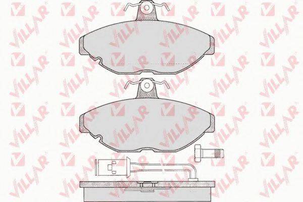 VILLAR 6260236 Комплект гальмівних колодок, дискове гальмо
