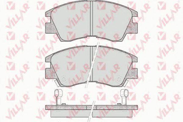 VILLAR 6260315 Комплект гальмівних колодок, дискове гальмо