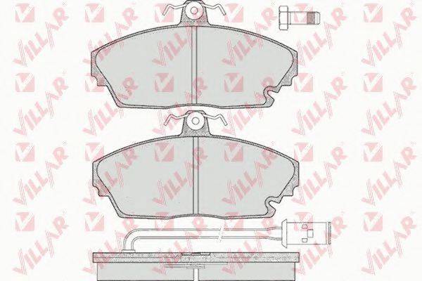 VILLAR 6260339 Комплект гальмівних колодок, дискове гальмо