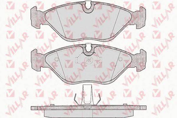 VILLAR 6260656 Комплект гальмівних колодок, дискове гальмо