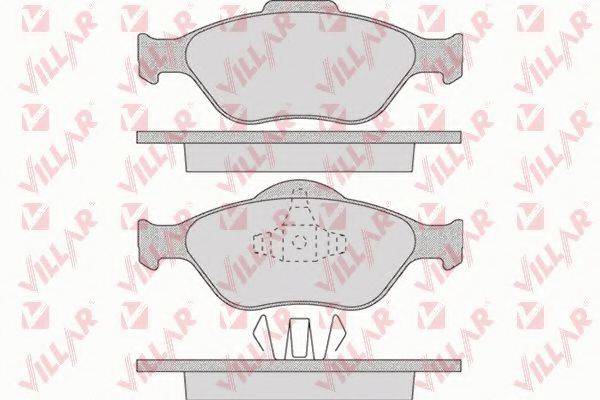 VILLAR 6260949 Комплект гальмівних колодок, дискове гальмо