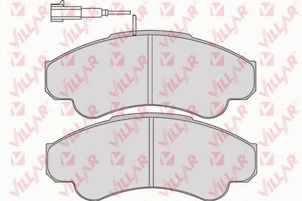 VILLAR 6260967 Комплект гальмівних колодок, дискове гальмо