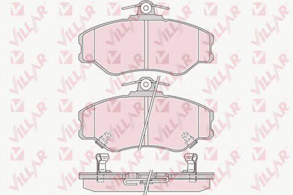 VILLAR 6261009 Комплект гальмівних колодок, дискове гальмо