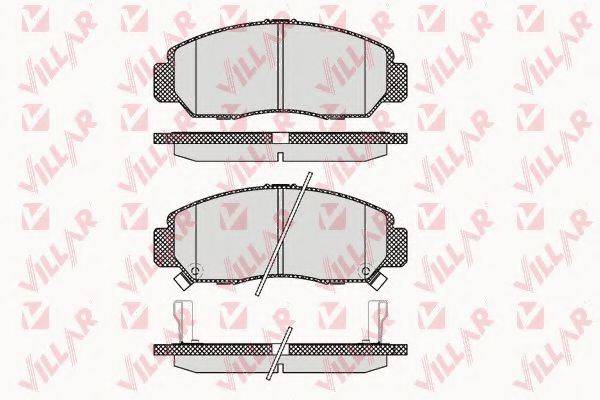 VILLAR 6261071 Комплект гальмівних колодок, дискове гальмо