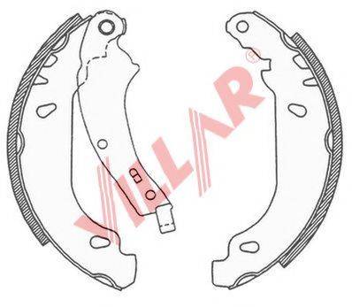 VILLAR 6290691 Комплект гальмівних колодок