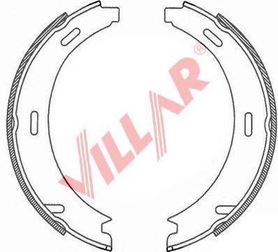 VILLAR 6290746 Комплект гальмівних колодок