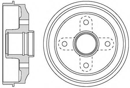 MOTAQUIP VBD652 Гальмівний барабан