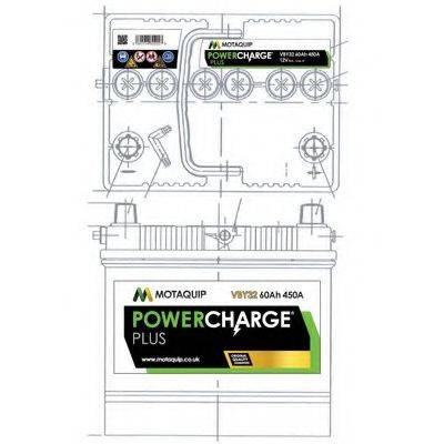 MOTAQUIP VBY32 Стартерна акумуляторна батарея