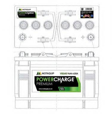 MOTAQUIP VBZ643 Стартерна акумуляторна батарея