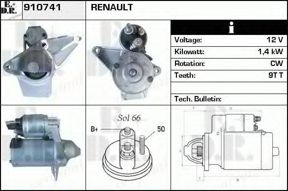 EDR 910741 Стартер