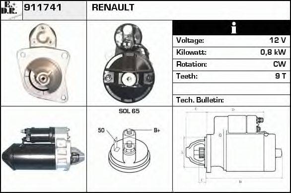 EDR 911741 Стартер