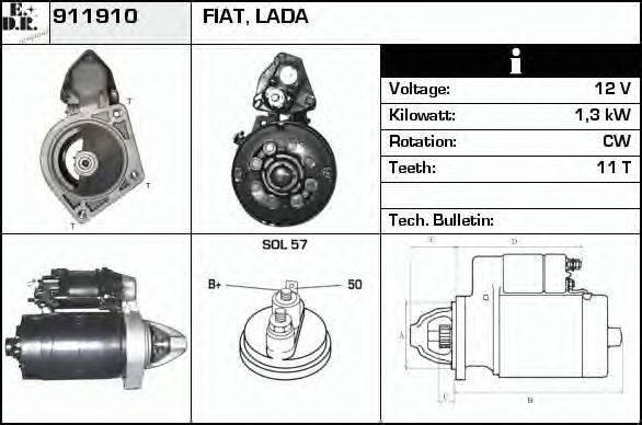 EDR 911910 Стартер