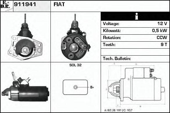 EDR 911941 Стартер