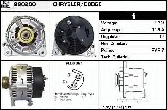 EDR 990200 Генератор