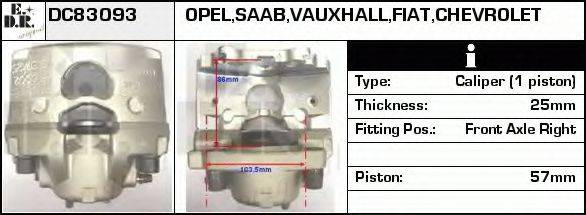 EDR DC83093 Гальмівний супорт