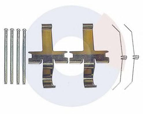 CARRAB BRAKE PARTS 2440 Комплектуючі, колодки дискового гальма