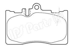 IPS PARTS IBD1208 Комплект гальмівних колодок, дискове гальмо