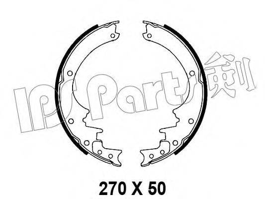 IPS PARTS IBL4132 Гальмівні колодки