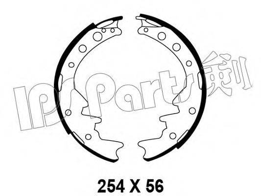 IPS PARTS IBL4233 Гальмівні колодки