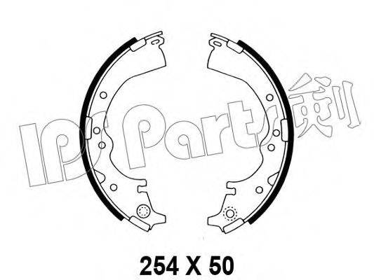 IPS PARTS IBL4237 Гальмівні колодки