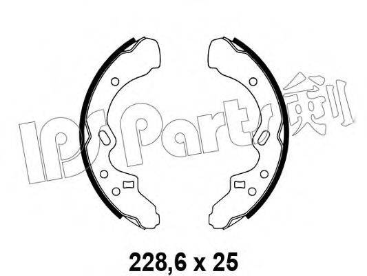 IPS PARTS IBL4328 Гальмівні колодки