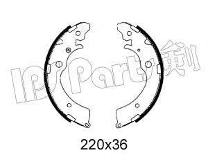 IPS PARTS IBL4411 Гальмівні колодки