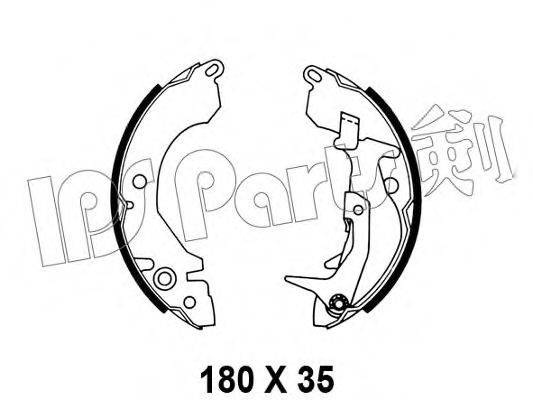 IPS PARTS IBL4526 Гальмівні колодки