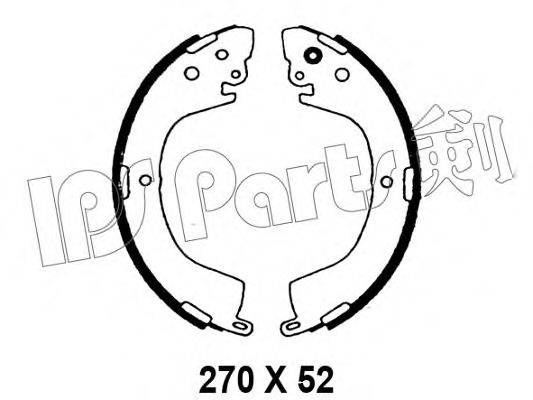 IPS PARTS IBL4582 Гальмівні колодки