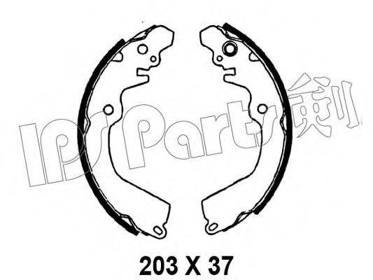 IPS PARTS IBL4586 Гальмівні колодки