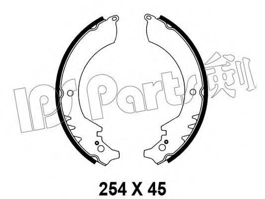 IPS PARTS IBL4607 Гальмівні колодки