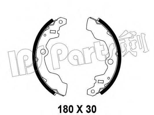 IPS PARTS IBL4808 Гальмівні колодки