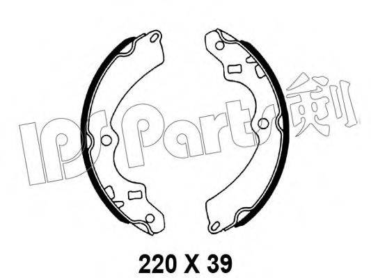 IPS PARTS IBL4809 Гальмівні колодки