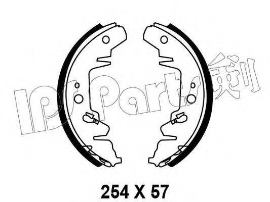 IPS PARTS IBL4K02 Гальмівні колодки