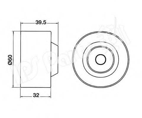 IPS PARTS ITB6513 Пристрій для натягу ременя, ремінь ГРМ