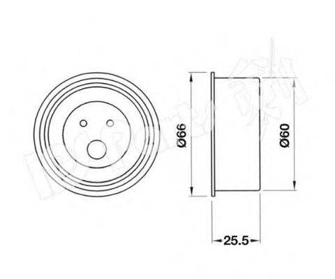 IPS PARTS ITB6H29 Пристрій для натягу ременя, ремінь ГРМ