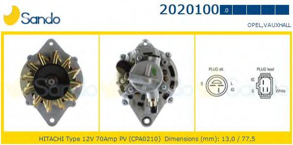 SANDO 20201000 Генератор