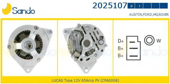 SANDO 20251070 Генератор